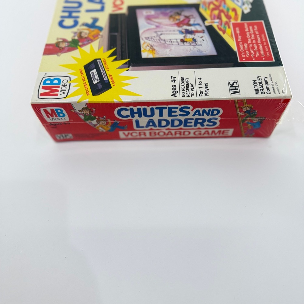 1986 Milton Bradley Chutes and Ladders VCR Board Game Multicolor Vintage NIB - Picture 5 of 6
